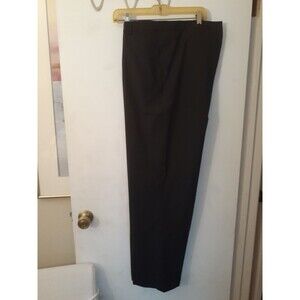 Lands End 20 Tall Women's Dress Pants  Black Wool Blend New $95 Retail